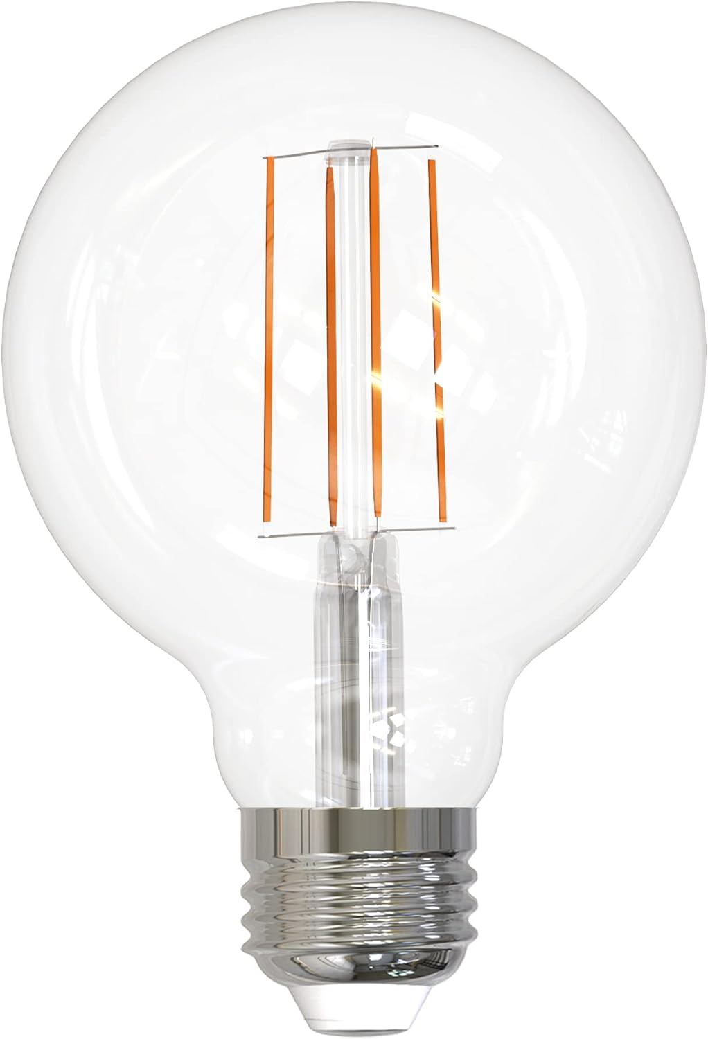 Sunlite 8.5w LED G40 Edison Globe Antique E26 Base 2700K Bulb - 100W Equiv