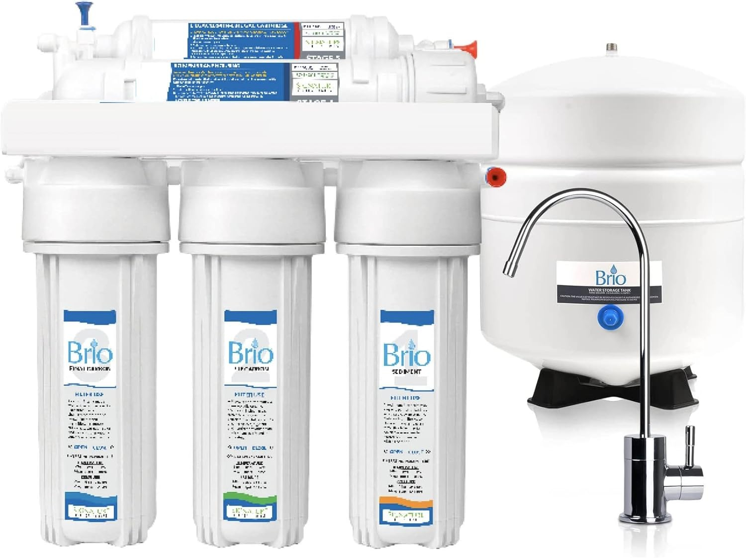 6 Stage ALKALINE pH Plus & ORP Negative Reverse Osmosis Drinking Water Filtration System | 75 GPD