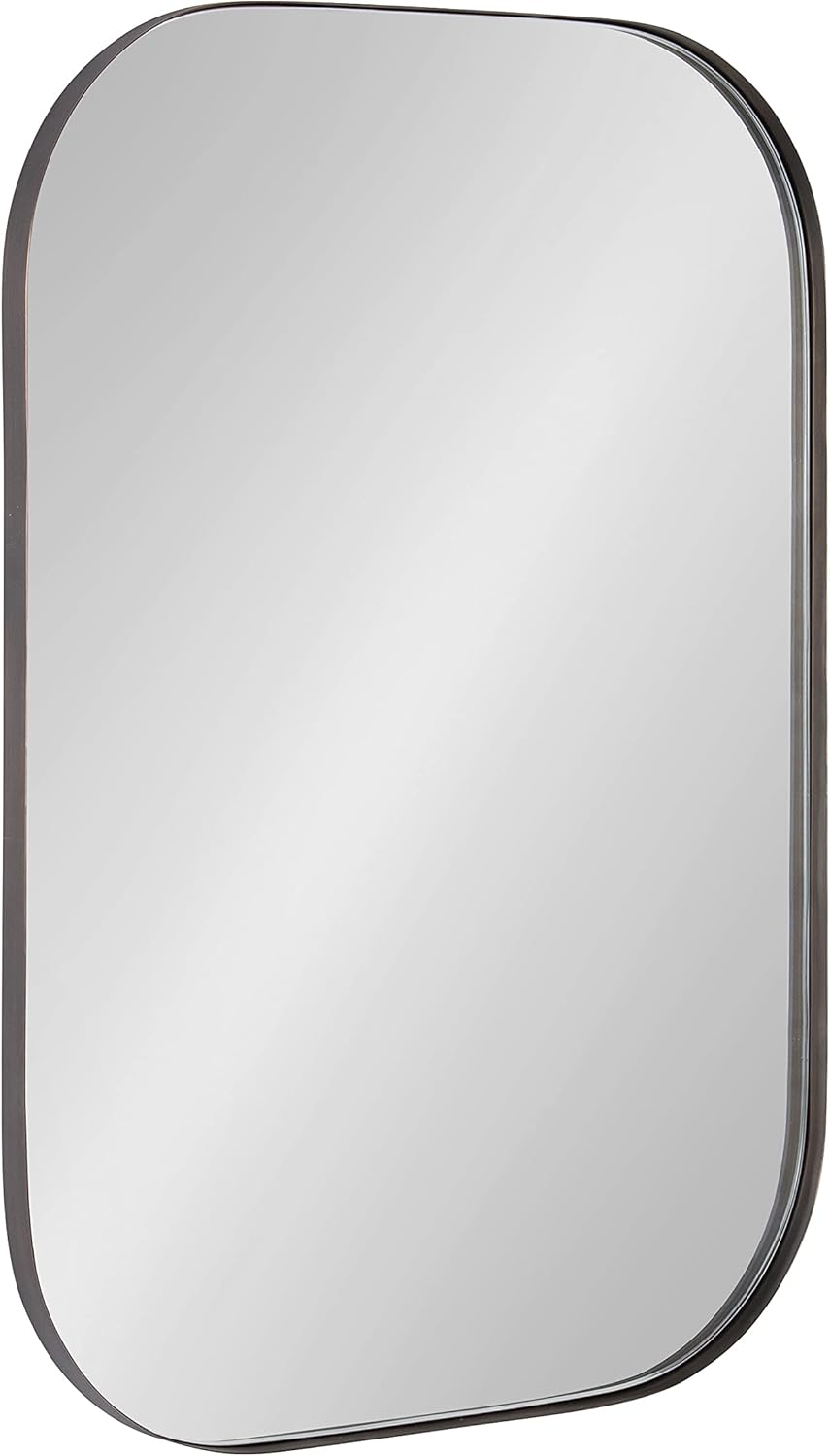 Kate and Laurel Rollo Decorative Framed Wall Mirror, Bronze 20x30