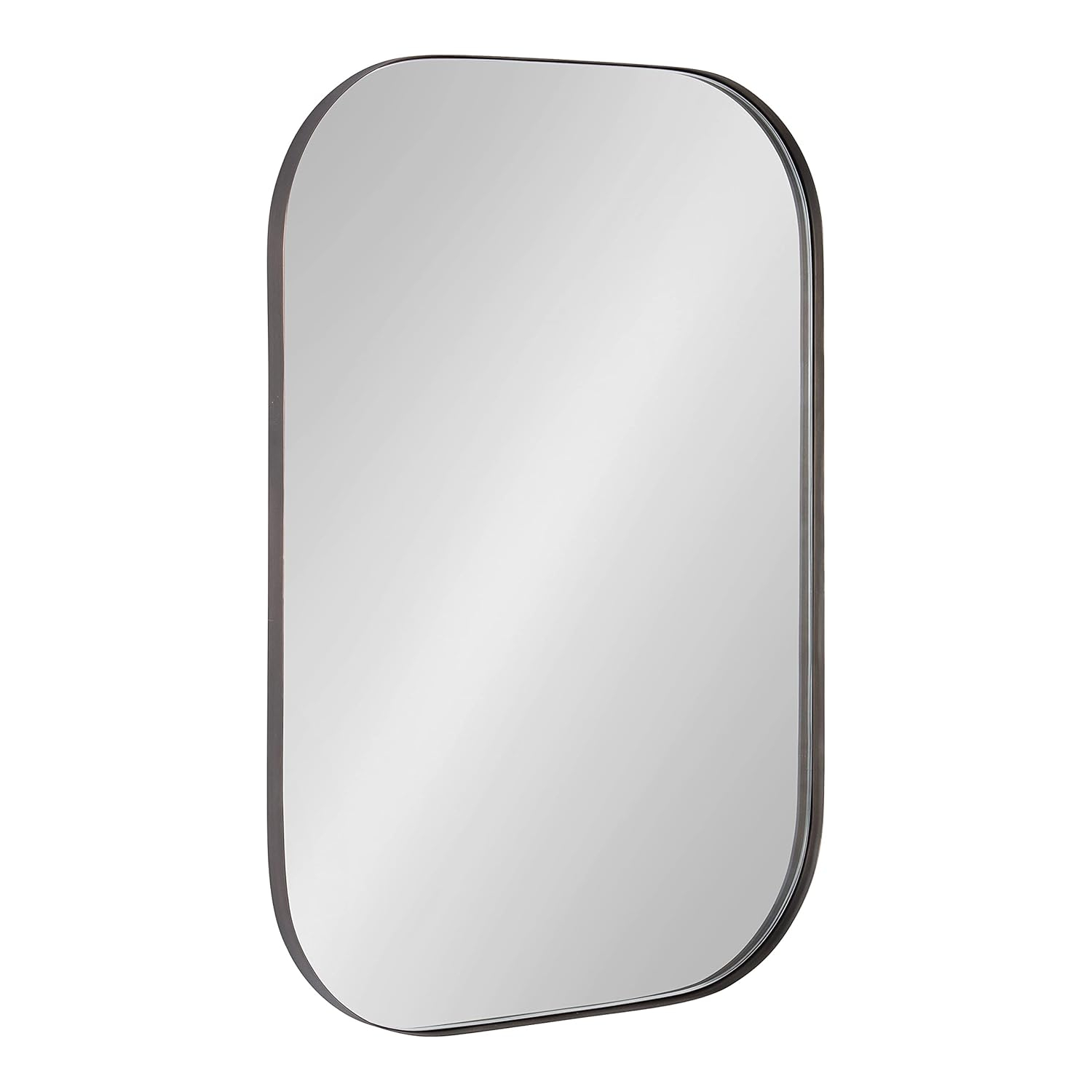 Kate and Laurel Rollo Decorative Framed Wall Mirror, Bronze 20x30