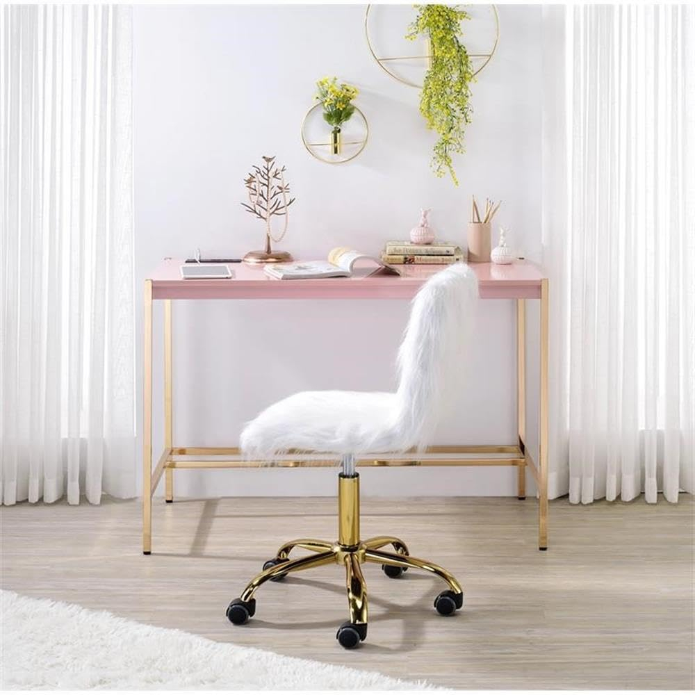 Plethoria Home Writing Desk with USB Ports