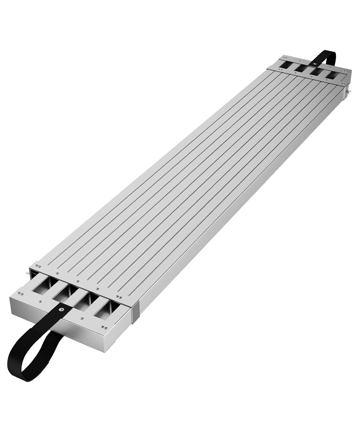 6-9ft Telescoping Plank, Aluminum Work Plank, 440lbs Capacity, Aluminum Scaffolding Plank with Skid-Proof Platform Scaffold Ladder Accessory