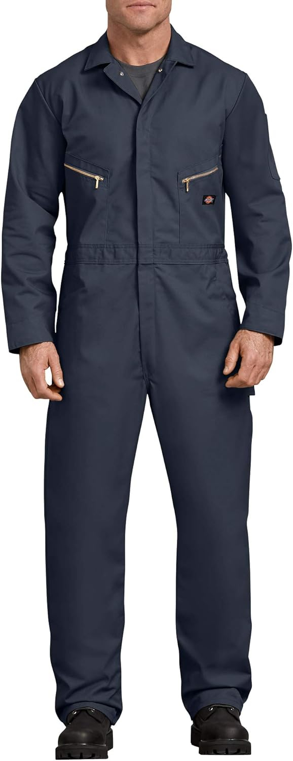 Dickies Mens and Big Mens Deluxe Blended Long Sleeve Coveralls