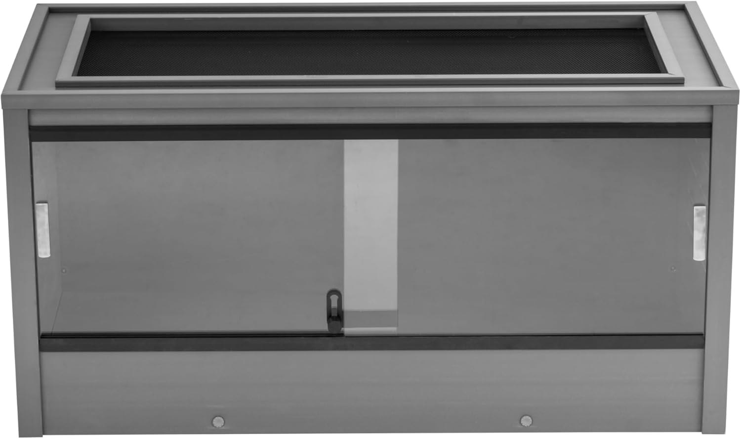 New Age Pet® ECOFLEX® 36 in. Mojave Reptile Terrarium Lounge - Durable Composite Habitat with Ventilated Side Panels, Removable Sliding Glass Doors and Mesh Screen Top for UV/Heat Lamp Setup