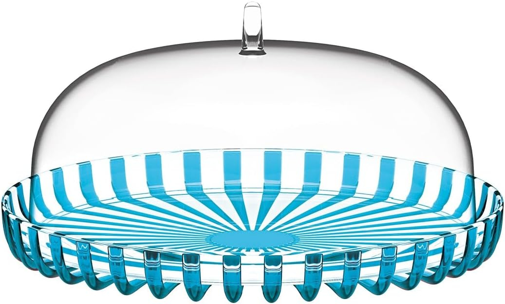 Guzzini Dolcevita Cake Serving Stand - Turquoise, Turquoise