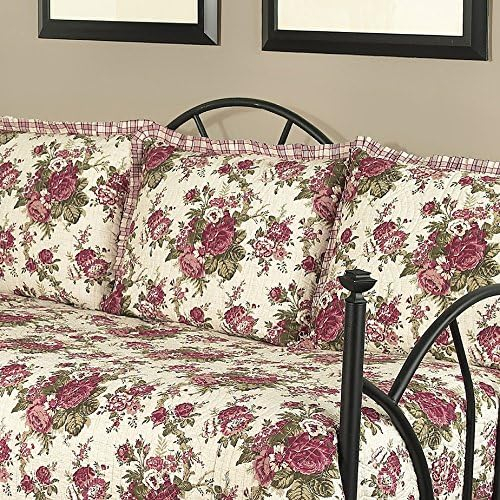 Waverly 5 Piece Quilt Sets, Twin with Bed Skirt, Pillow Sham