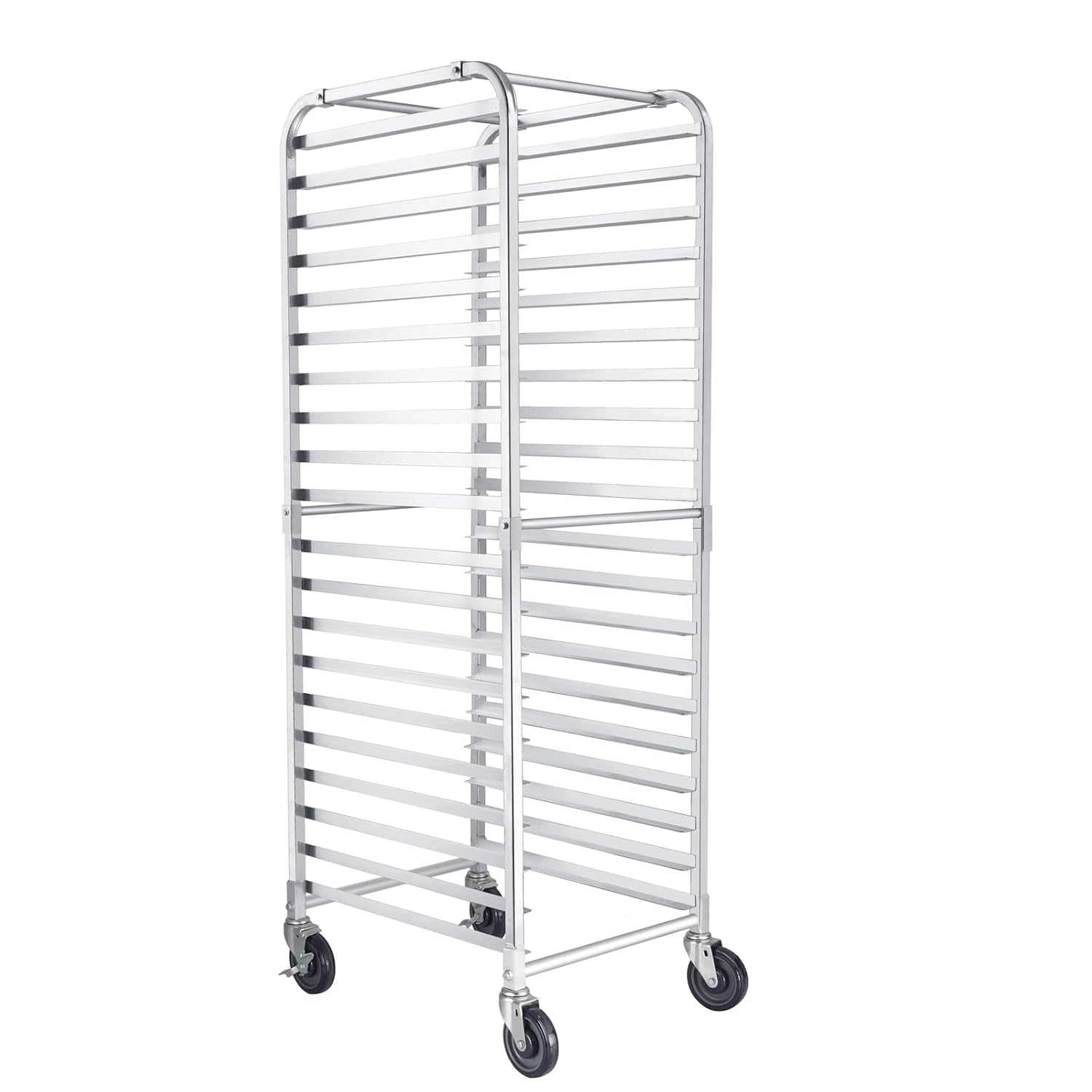 HARDURA Restaurant Equipment 20 Tier Aluminum Sheet Pan Rack with Casters, NSF Home Commercial Kitchen, 20"L×26"W×69"H