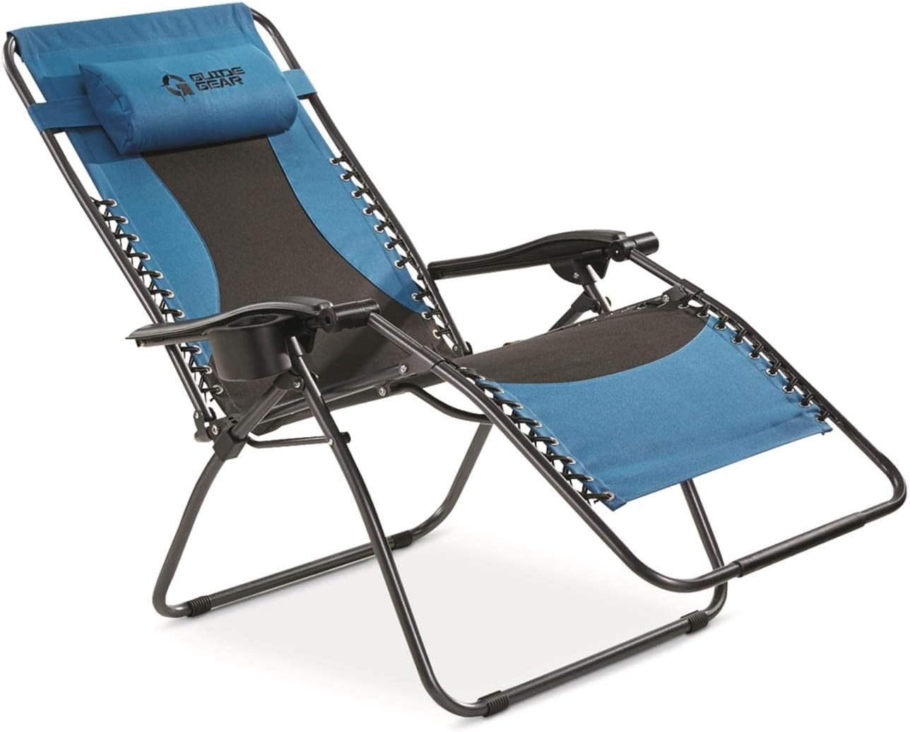 Guide Gear Oversized Zero-Gravity Chair, 500-lb. Capacity Blue/Black