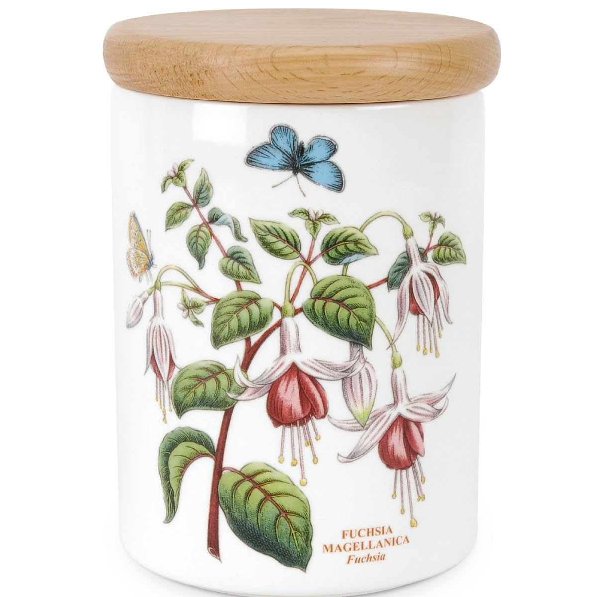 Portmeirion Botanic Garden 5.5" Airtight Canister Fuchsia