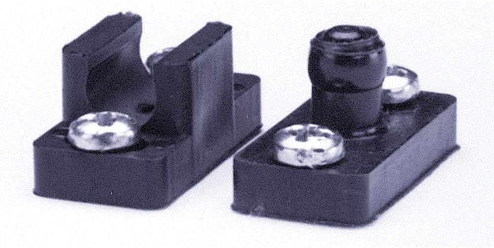 1163 Marine Door Catch, Black