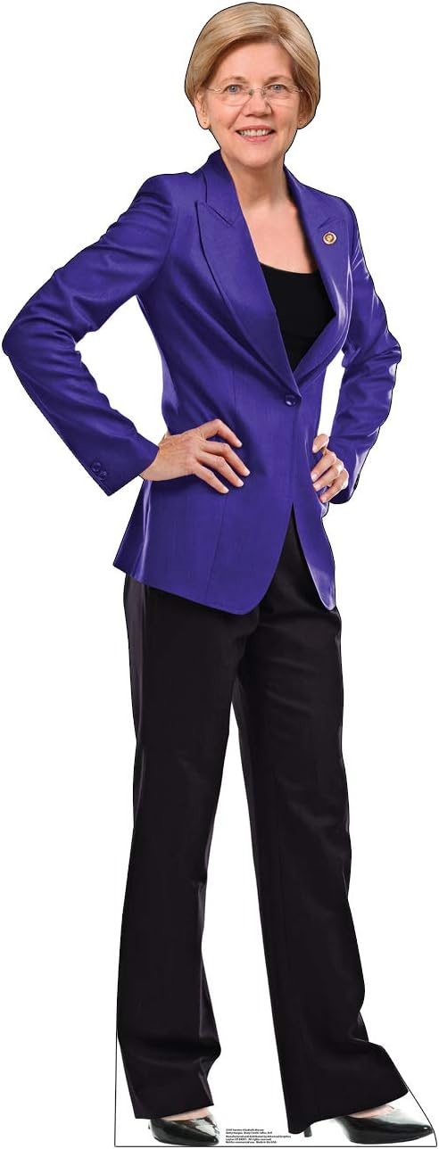 69 x 26 in. Senator Elizabeth Warren Cardboard Cutout