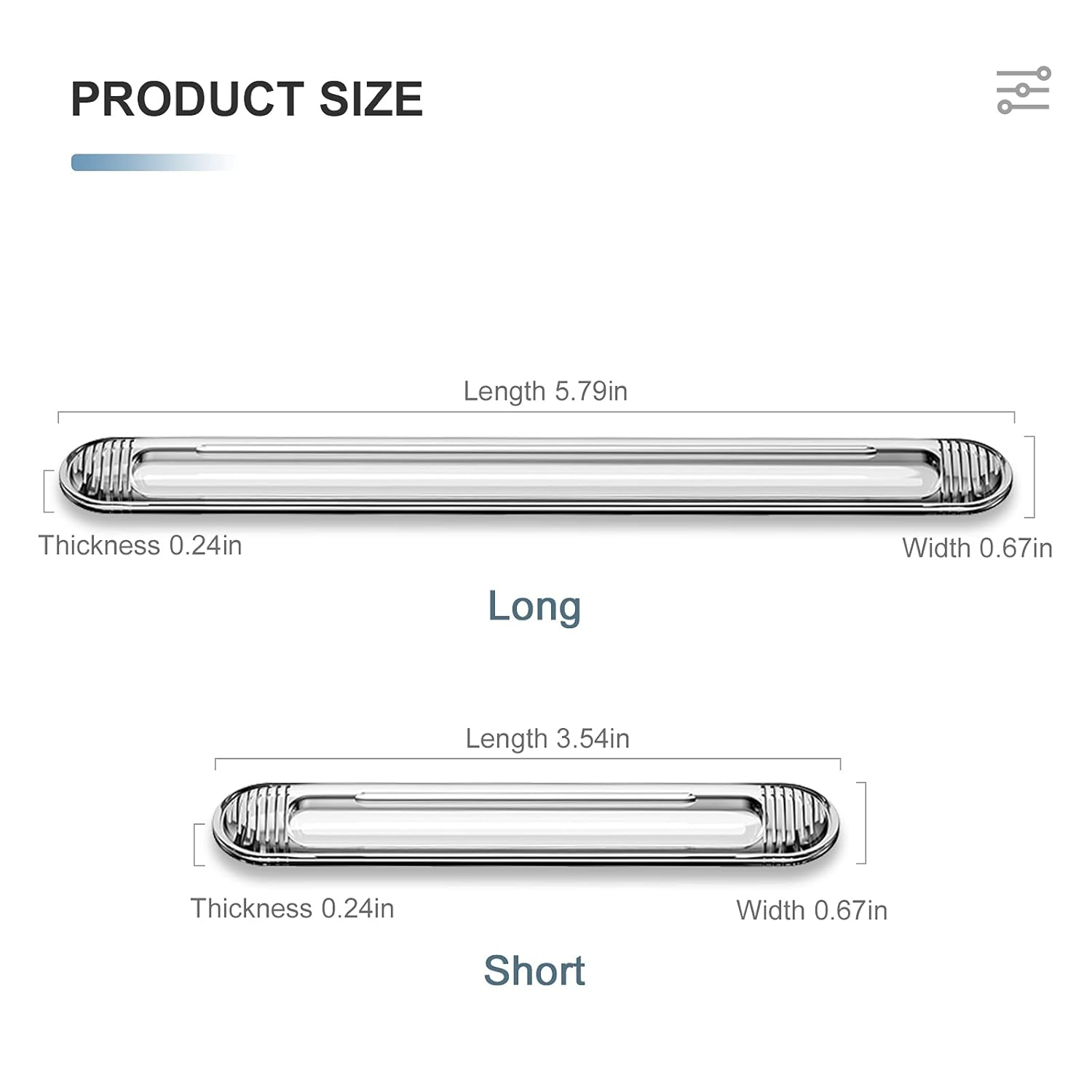 Clear Cabinet Door Bumpers, xuenair Cabinet Bumpers Clear Wall Protector,Cabinet Door Bumpers for Kitchen Cabinets, Car Doors, Furniture, Toilet Lids etc(4 Long 4 Short,8 PCS)