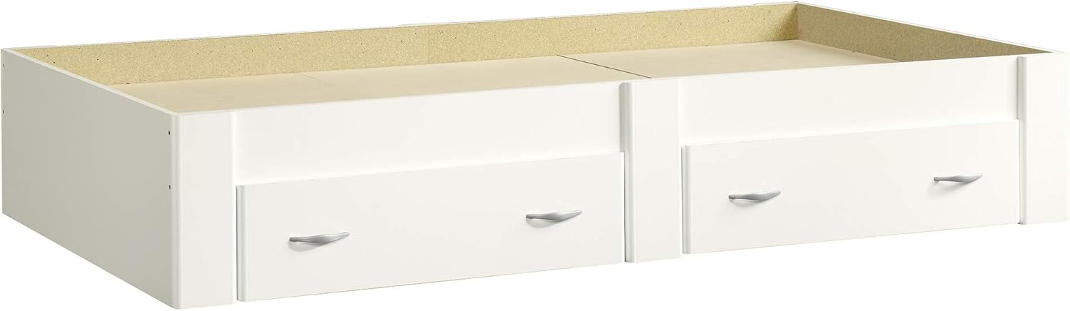 Sauder Beginnings Twin Platform Bed, Soft White Finish