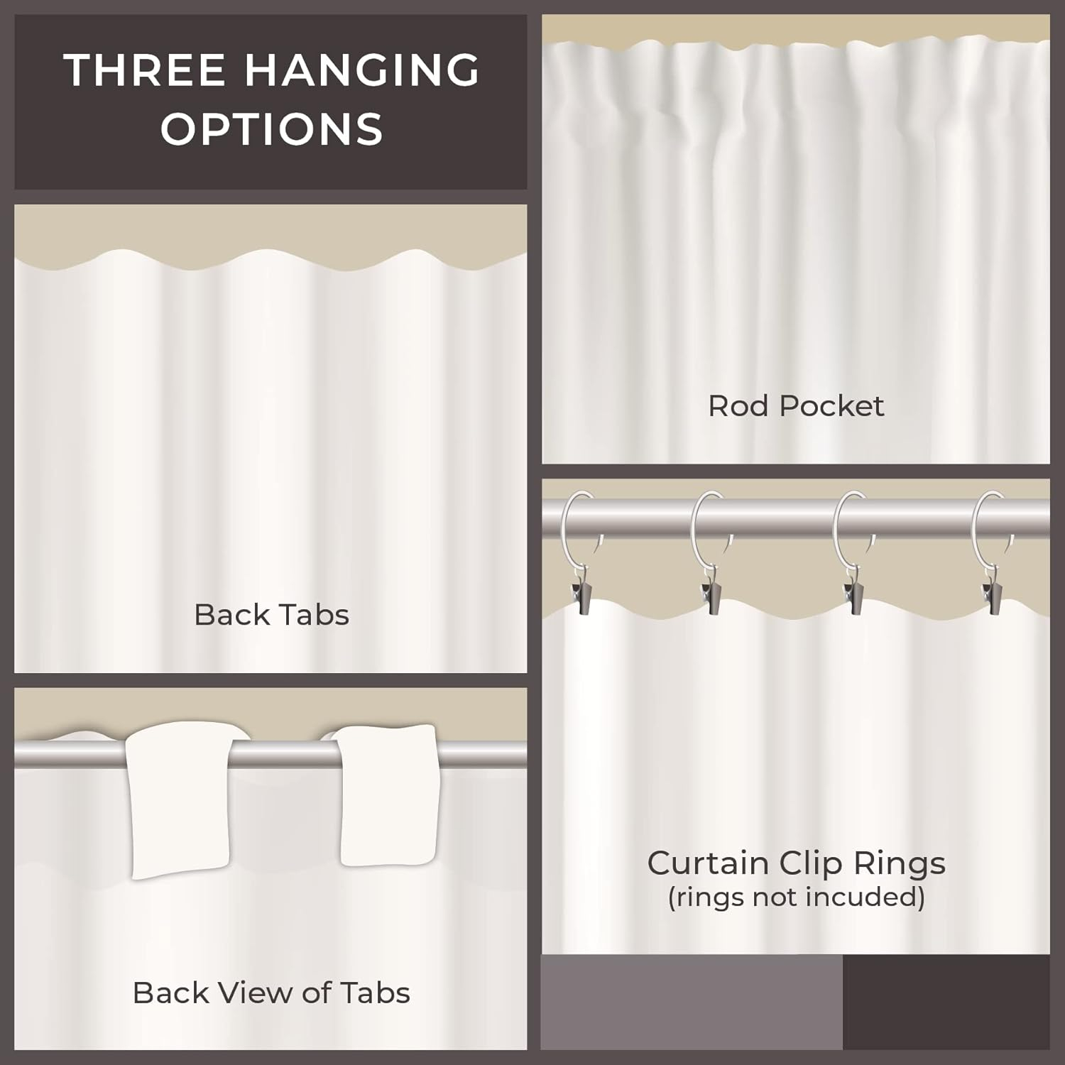 Piper Classics Market Place Blue Ticking Stripe Valance Curtain