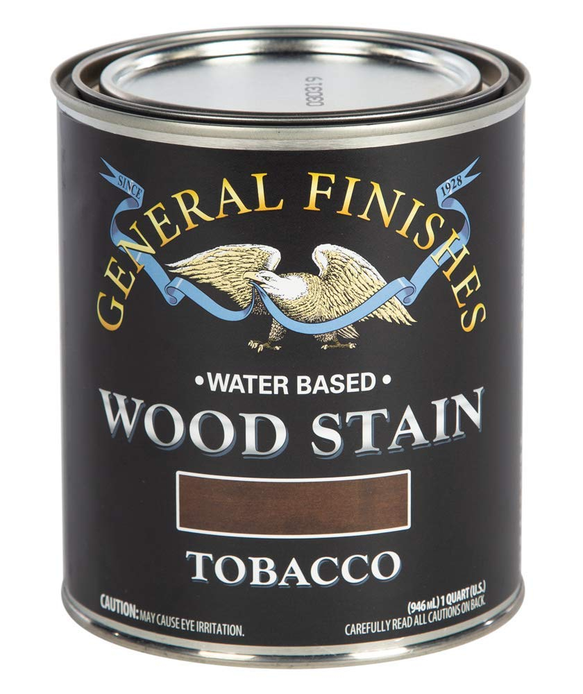 General Finishes Wood Stain, Water Based, Tobacco Stain, Quart