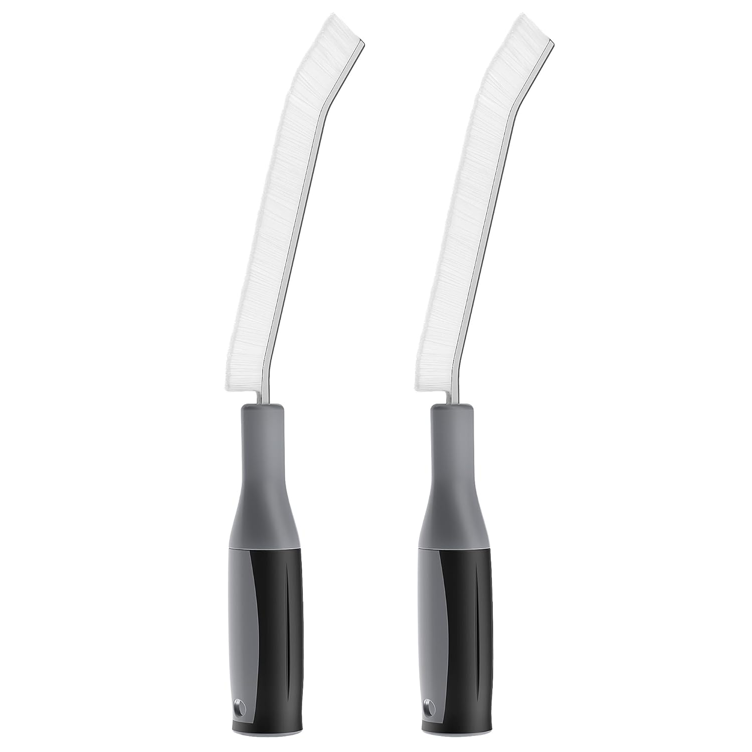 MR.Siga Household Crevice Cleaning Brush with Handle, Gap Cleaning Brushes,Nylon Brush,2 Pack