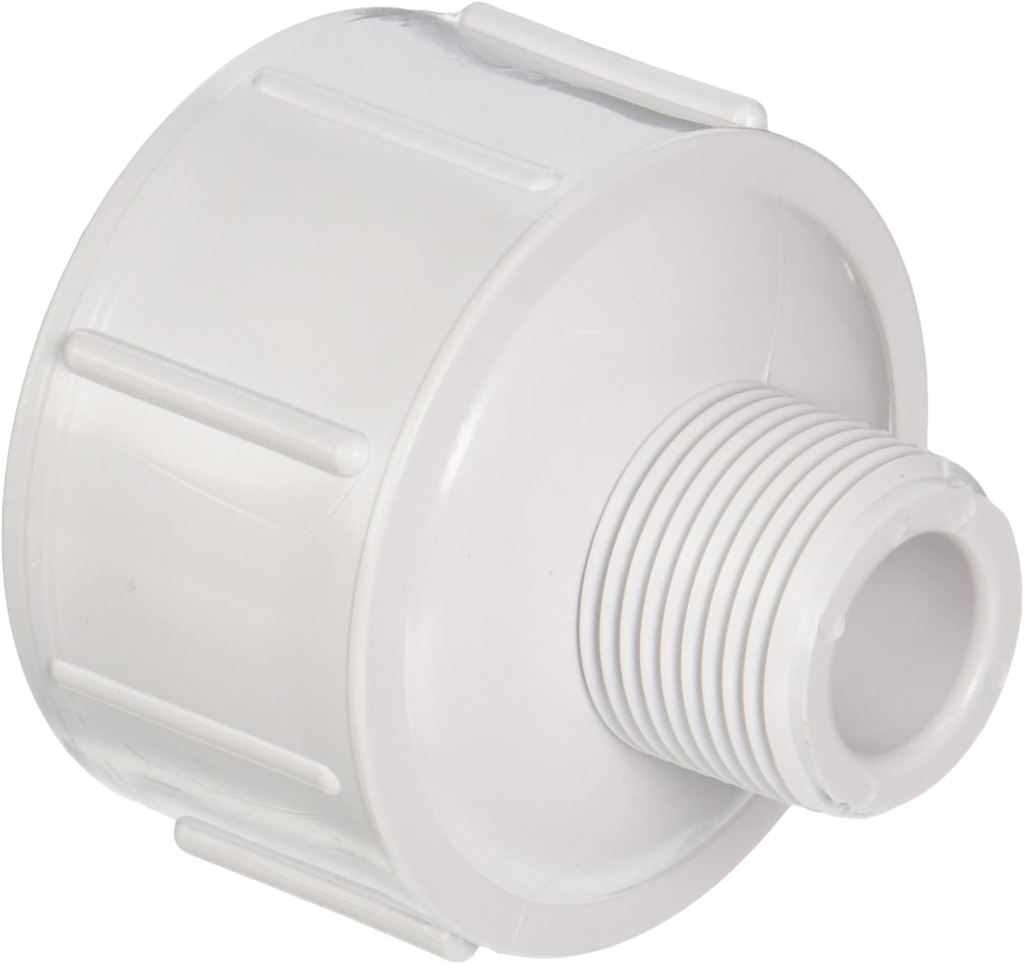 White PVC Pool Cleaner Adapter Coupling