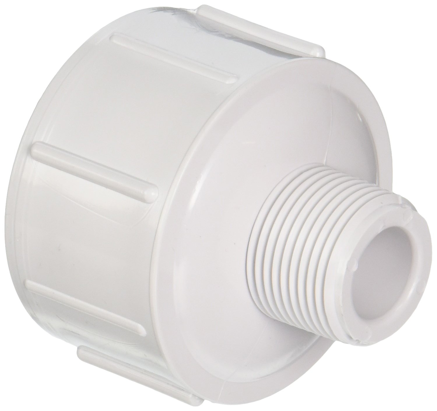 White PVC Pool Cleaner Adapter Coupling