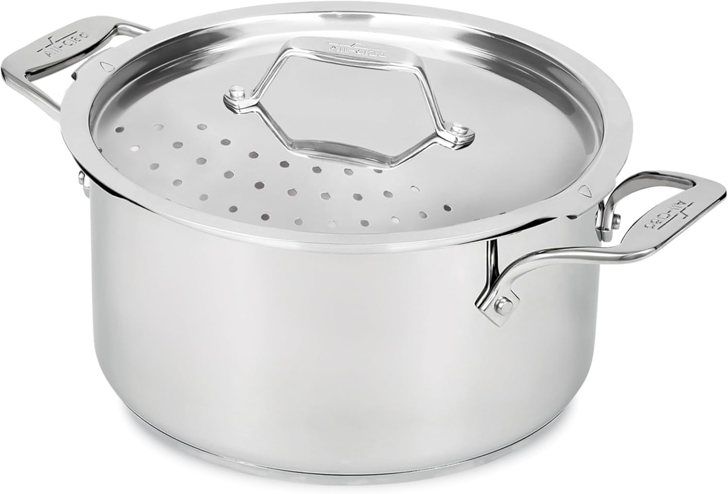 All-Clad Simply Strain 6-Qt. Stainless Steel Multipot with Straining Lid