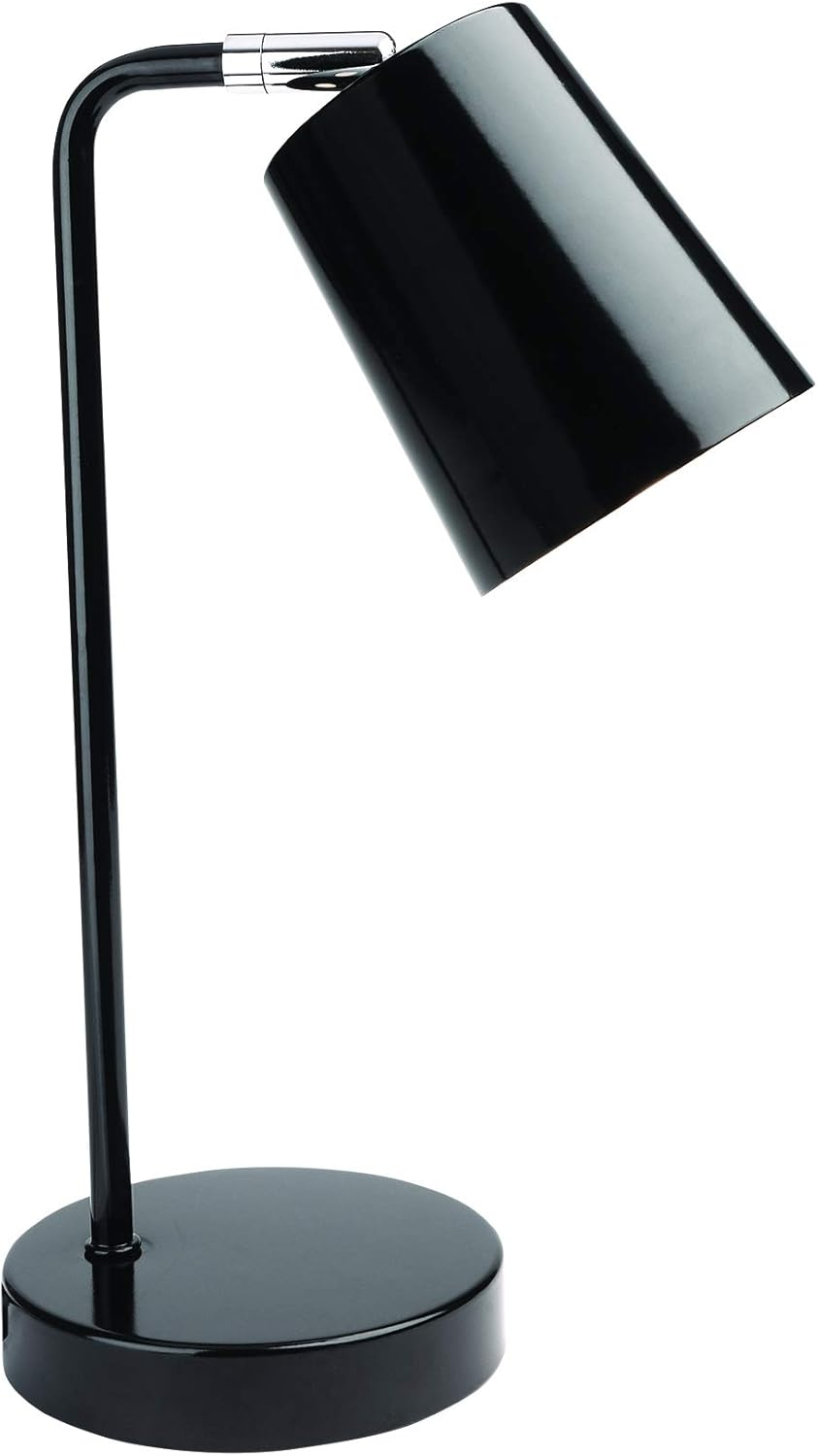 White Adjustable Metal LED Desk Lamp with Touch Switch