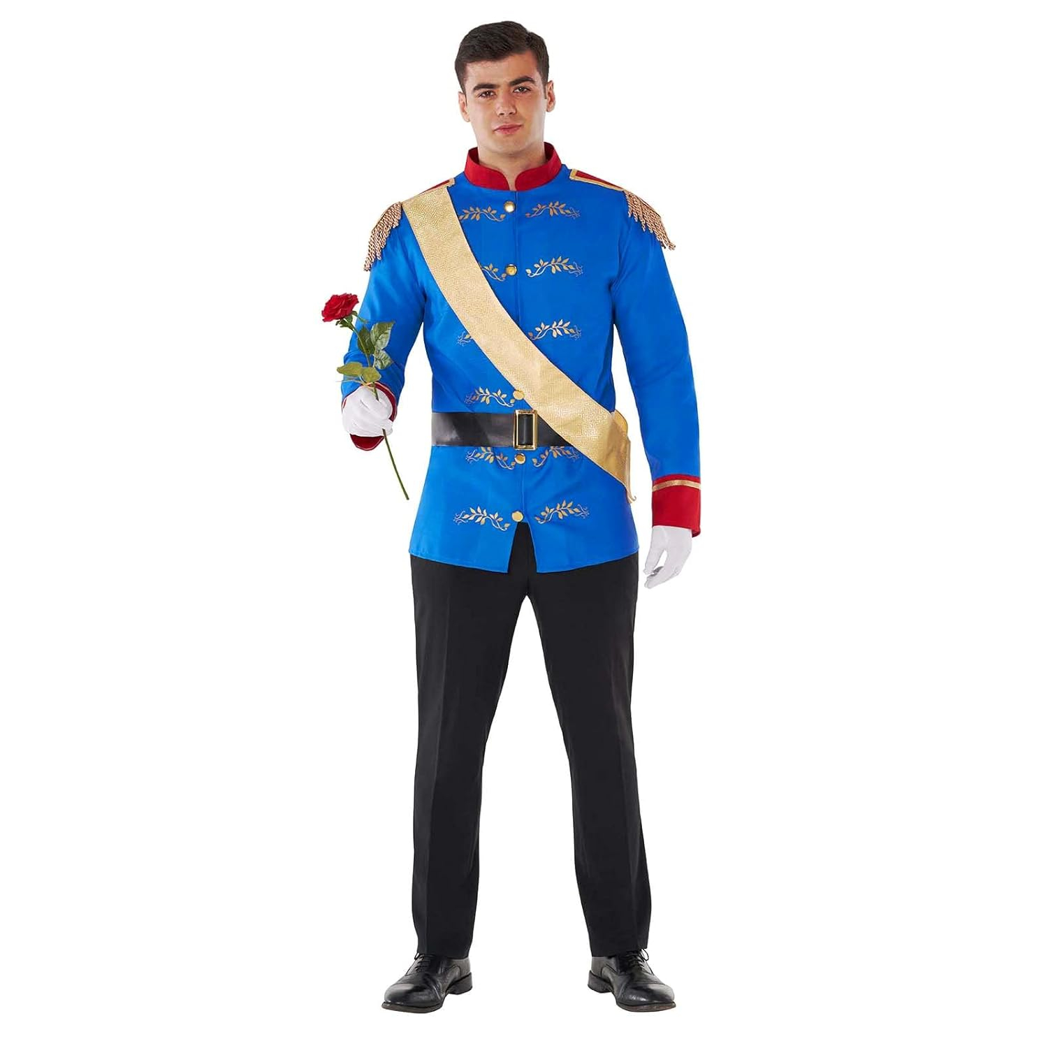 Morph Mens Prince Charming Costume Adult Fairy Tale Halloween Fairytale Halloween Red 12-18 Months