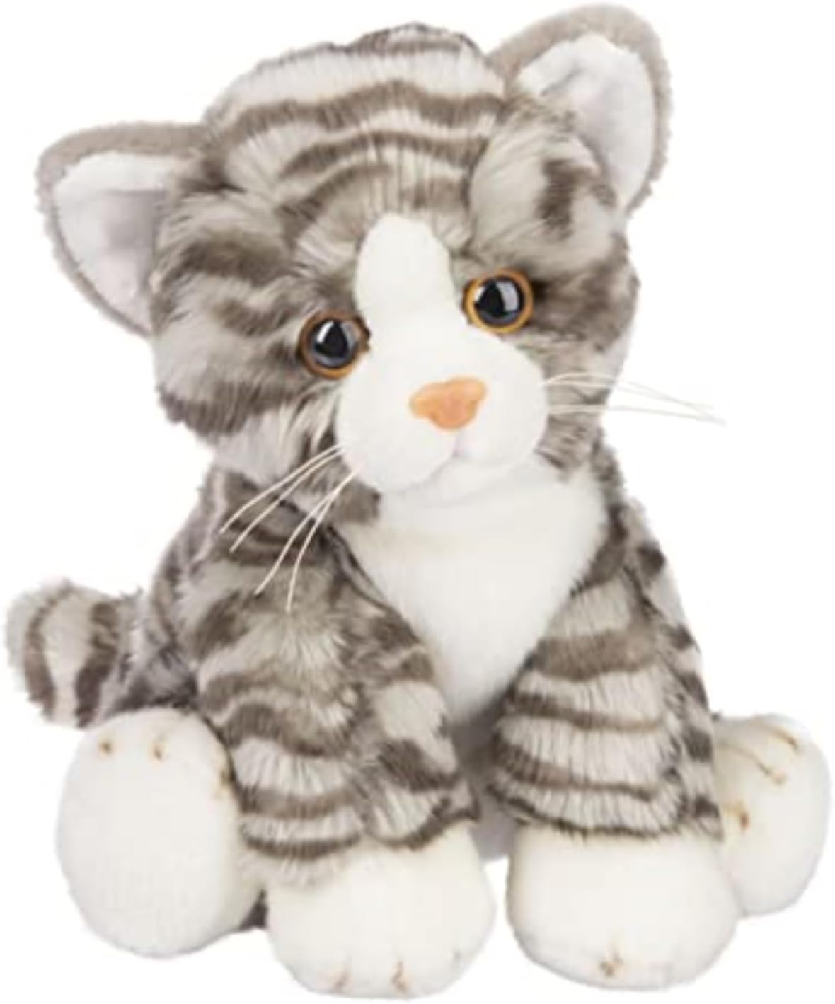 Ganz Heritage Grey Tabby Cat 12 inch - Stuffed Animal Plush Toy