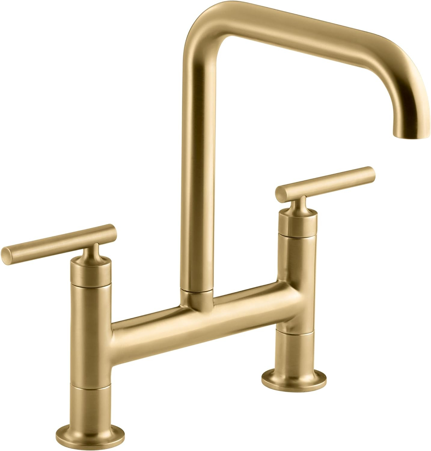 Purist® Two-Hole Deck-Mount Bridge Kitchen Sink Faucet