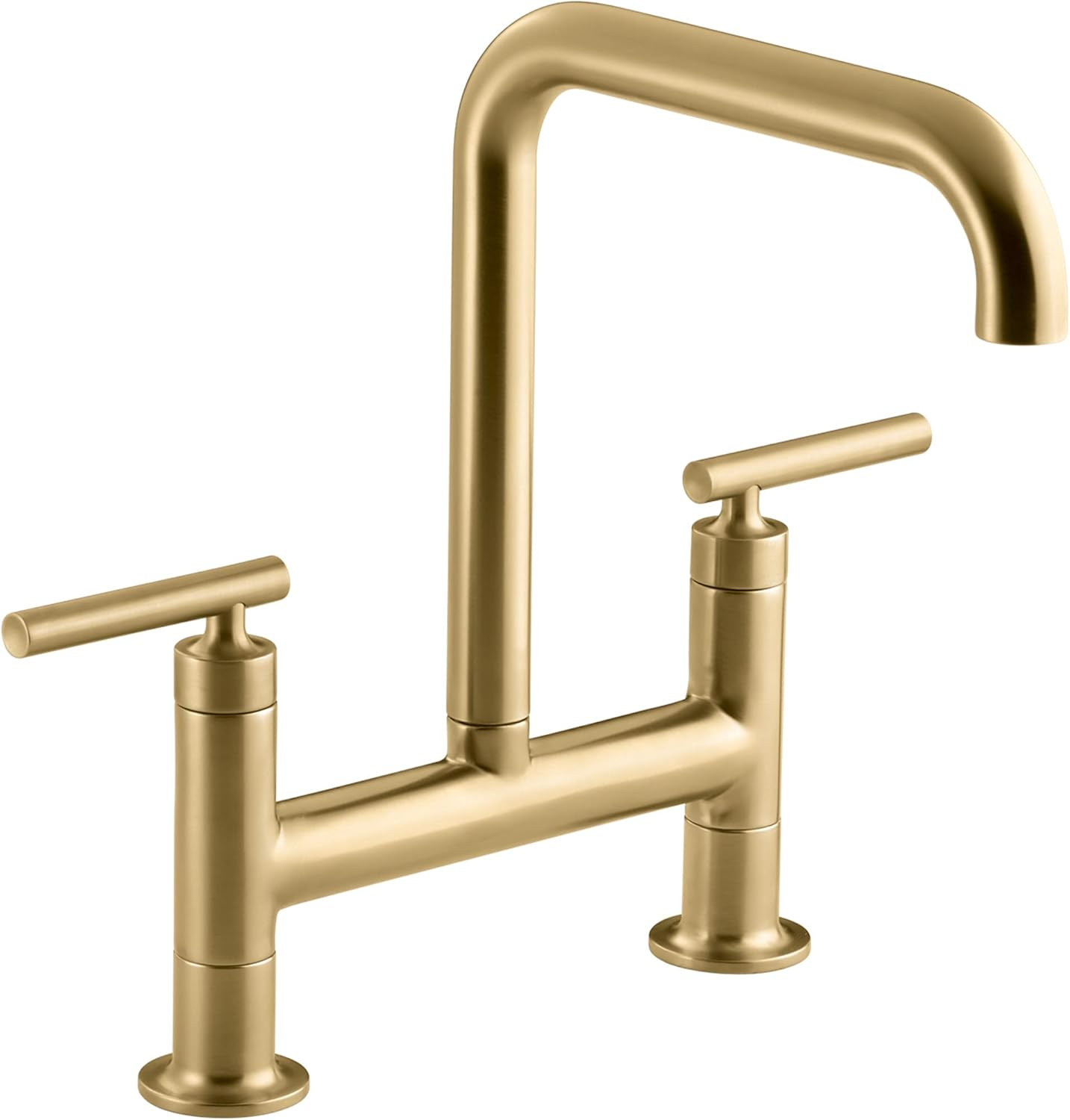 Purist® Two-Hole Deck-Mount Bridge Kitchen Sink Faucet