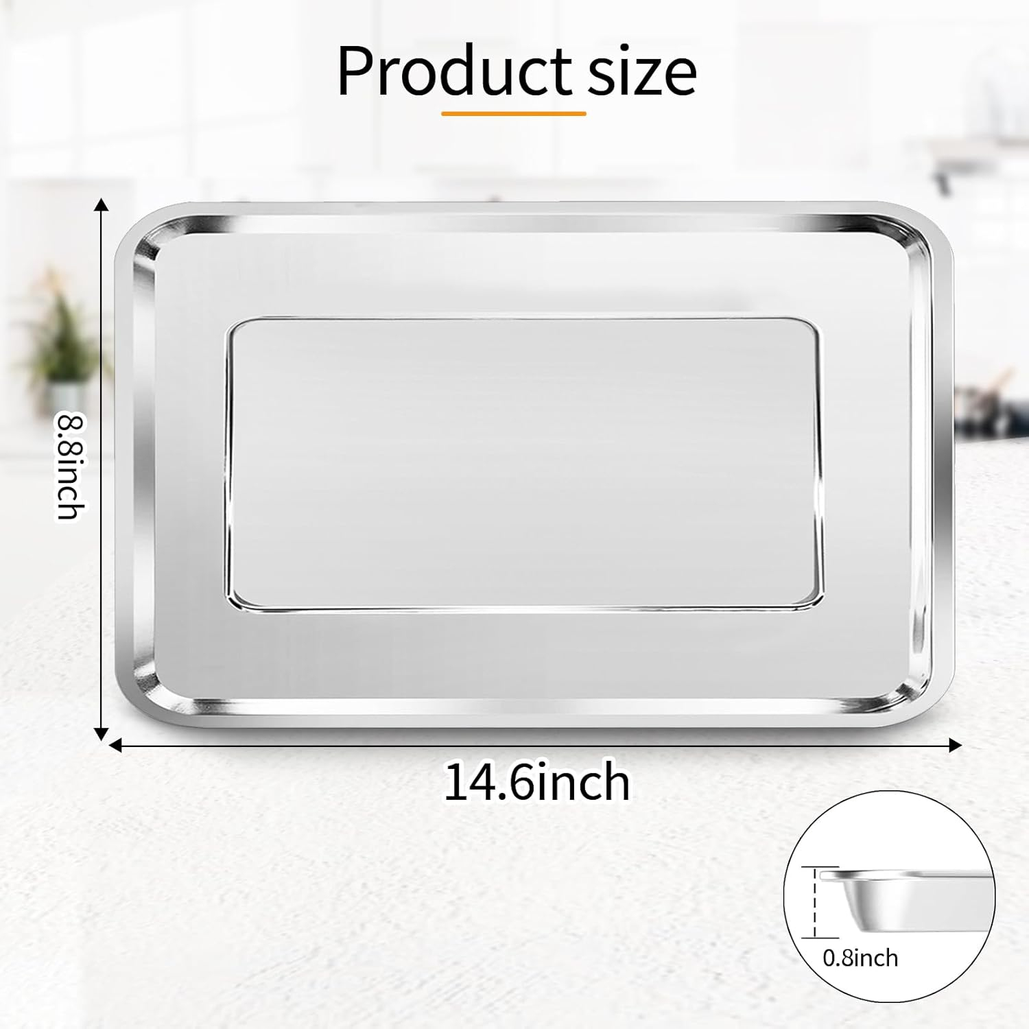 GCQ Air Fryer Wire Rack for 26 QT Extra Large Air Fryer, 12.5''*11.5'' Stainless Steel Air Fryer Accessories Roasting Steamer Grill Racks