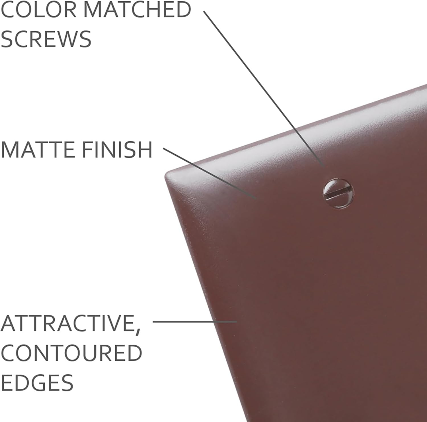Pass and Seymour TP262 Brown Two Gang Decorator Wall Plate
