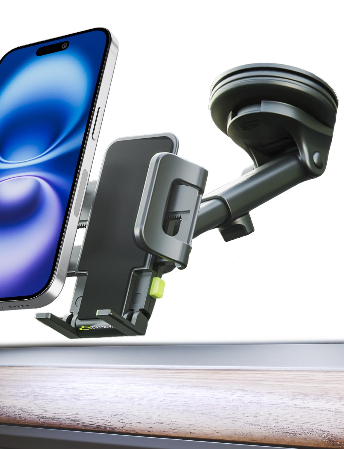 Bracketron BT1-641-2  iPhone Mount Horiz/Vert Vent Mnt For 3-1/2"W 360 Rotating