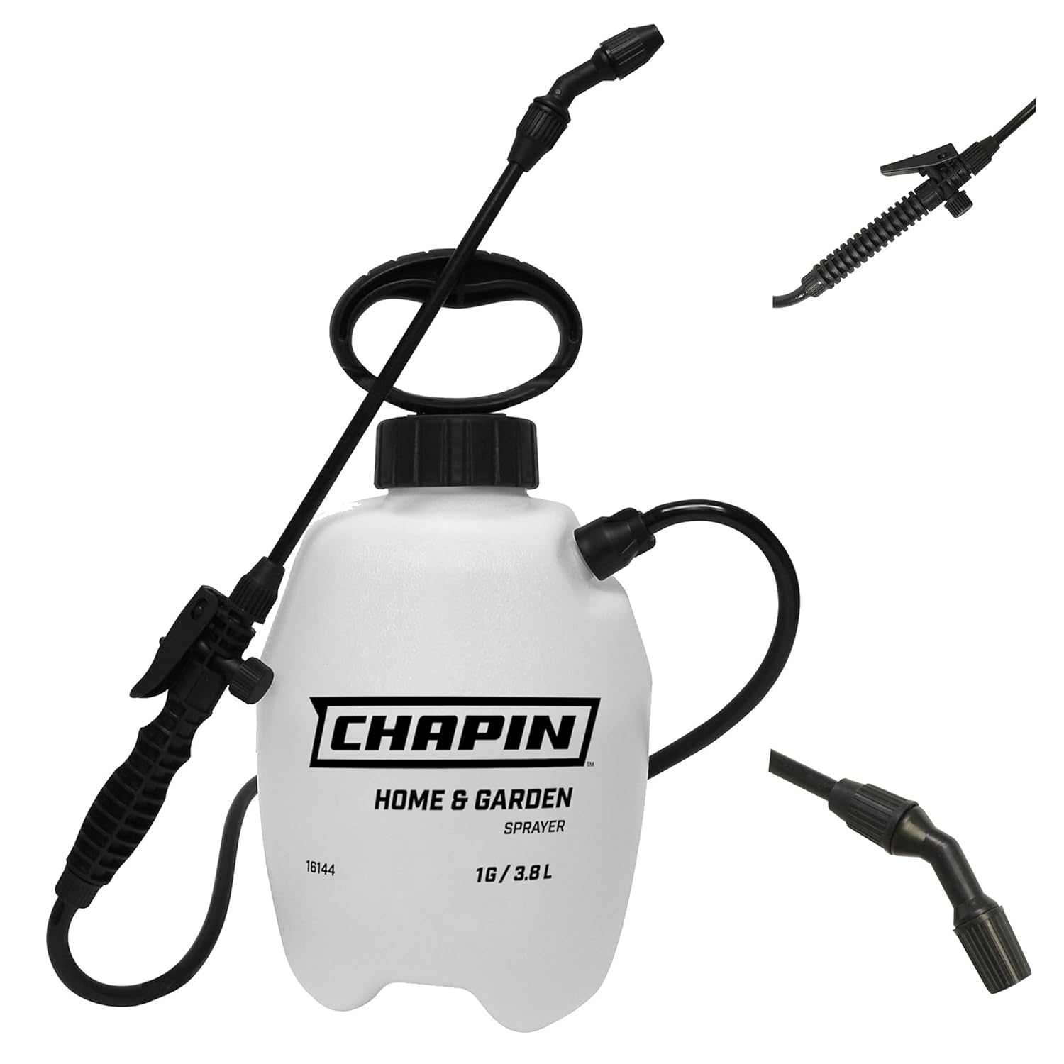 1 Gal. Lawn, Garden and Multi-Purpose Poly Tank Sprayer with Adjustable Nozzle for Fertilizers