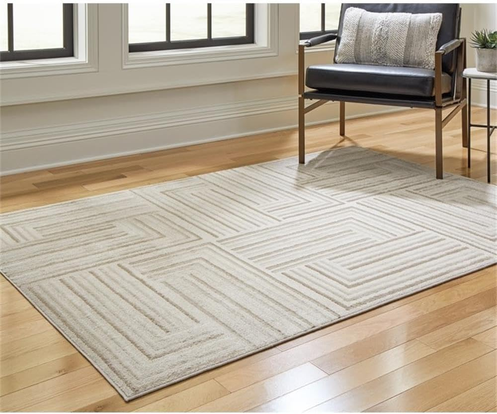 Signature Design by Ashley Darmondard Cream & Taupe 8x10 Rug