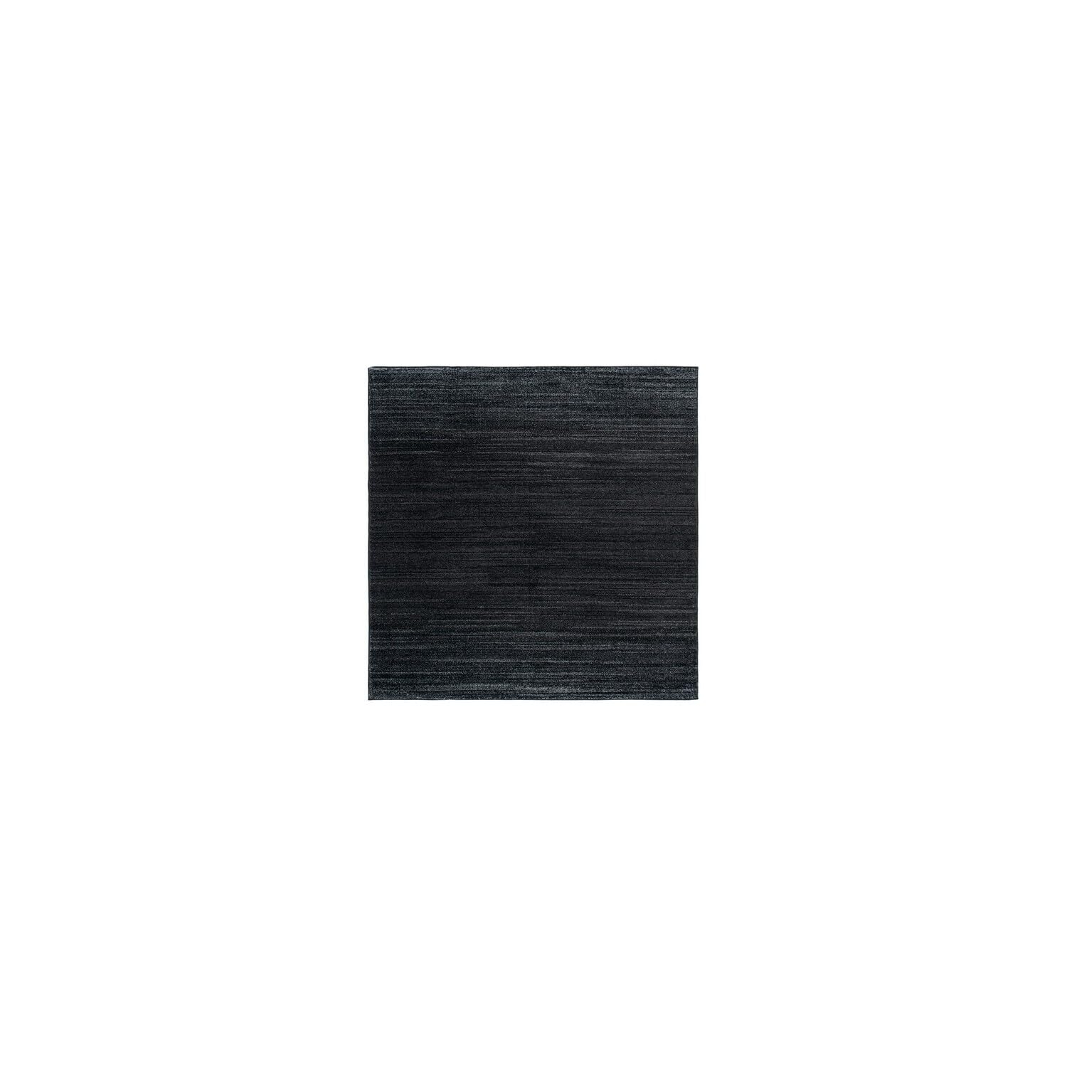 SAFAVIEH Adirondack Boban Abstract Area Rug, Black/Grey, 4' x 4' Square