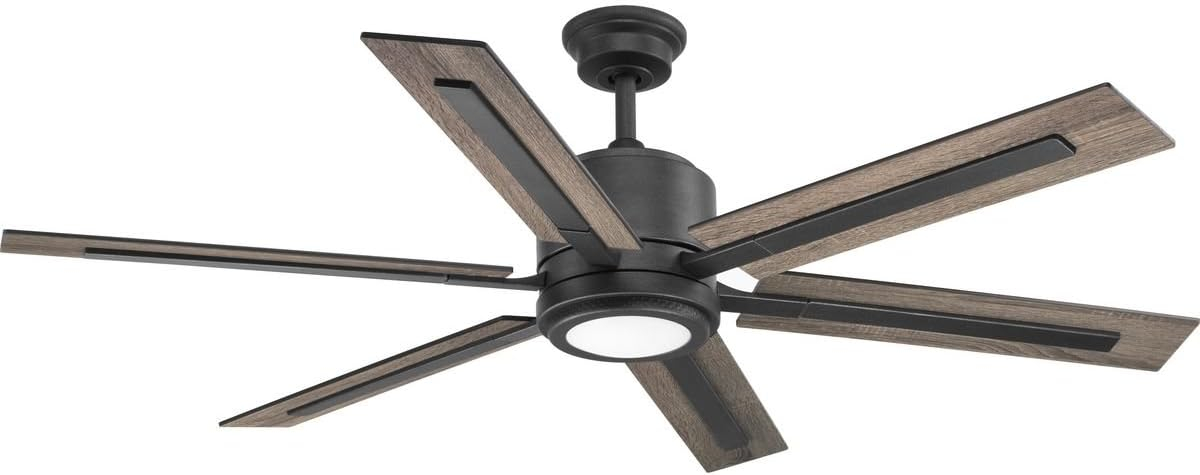 P2586-7130K-Progress Lighting-Glandon - Wide - Ceiling Fan - 1 Light - Handheld Remote in Transitional style - 60 Inches wide by 17.13 Inches