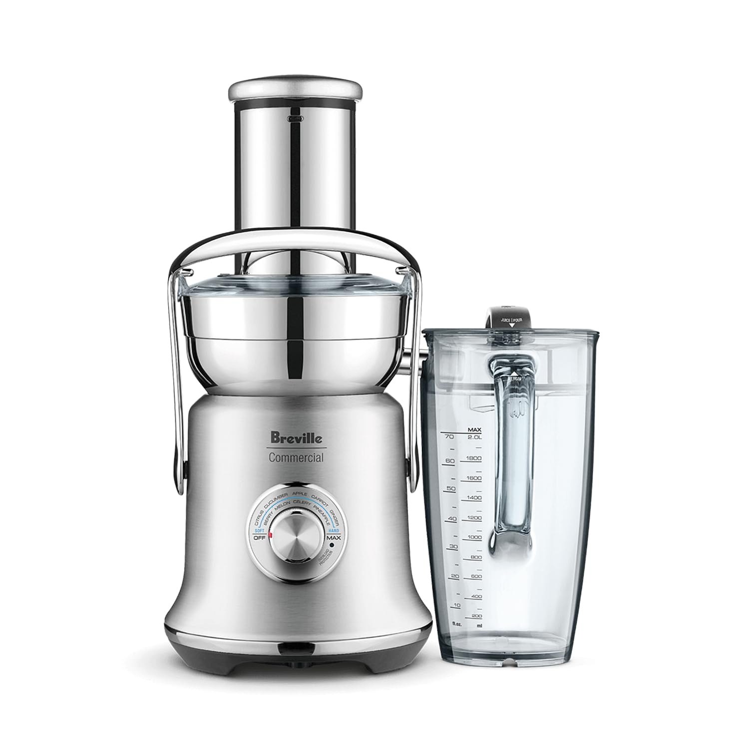 XL Stainless Steel Electric Centrifugal Juicer with Variable Speed