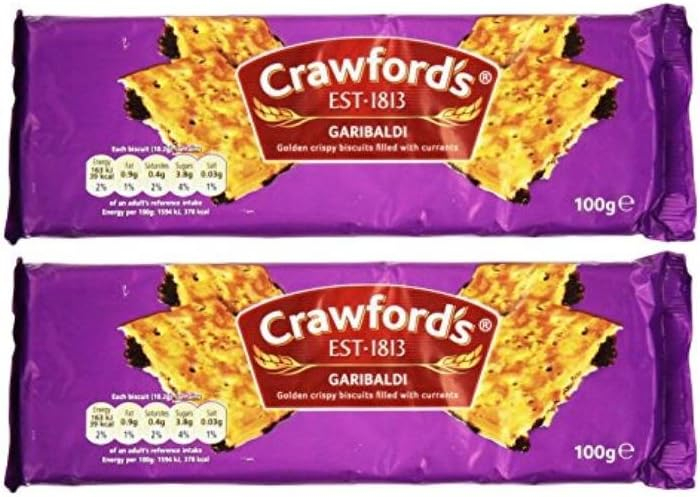 Crawfords Garibaldi Biscuits 100g (Pack of 2)