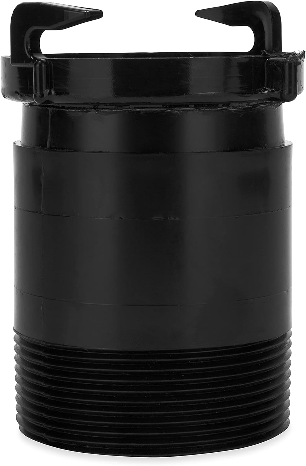Camco Camper/RV Sewer Fitting Adapter | Straight Fitting & Bayonet Fitting | Simple Camper Sewer Hose Hookup | Black (39422)