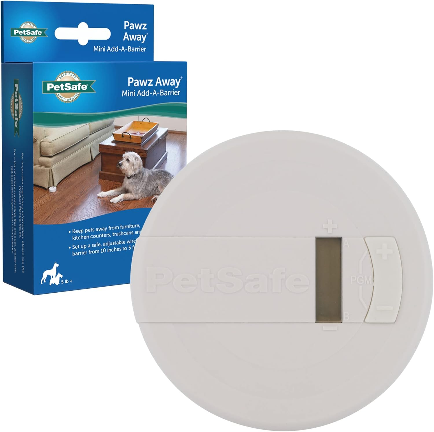 PetSafe Pawz Away Mini Indoor Wireless Pet Barrier Transmitter, Ex Add-A-Barrier for Dogs and Cats