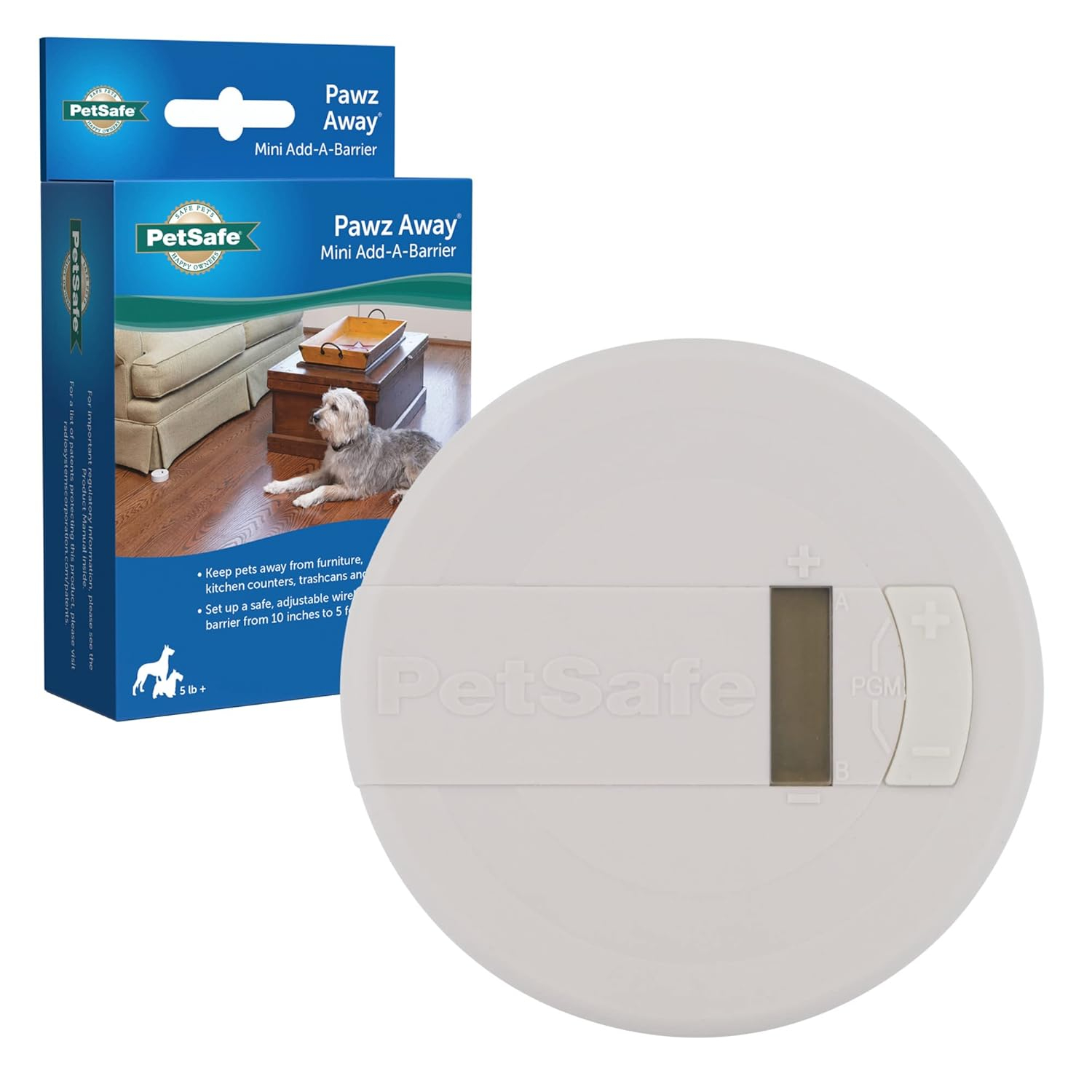 PetSafe Pawz Away Mini Indoor Wireless Pet Barrier Transmitter, Ex Add-A-Barrier for Dogs and Cats