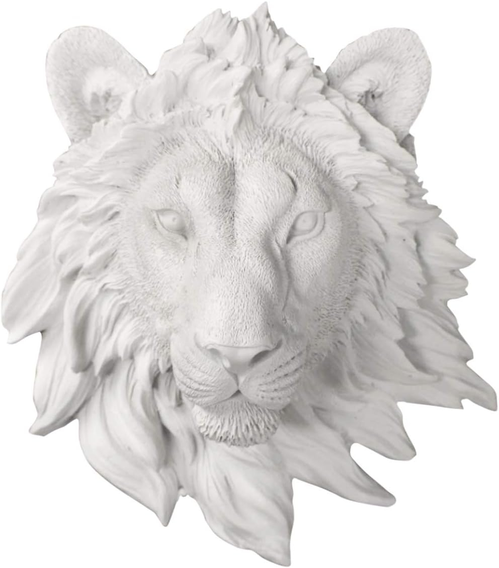 WallCharmers Wall Charmers Mini Lion Head White