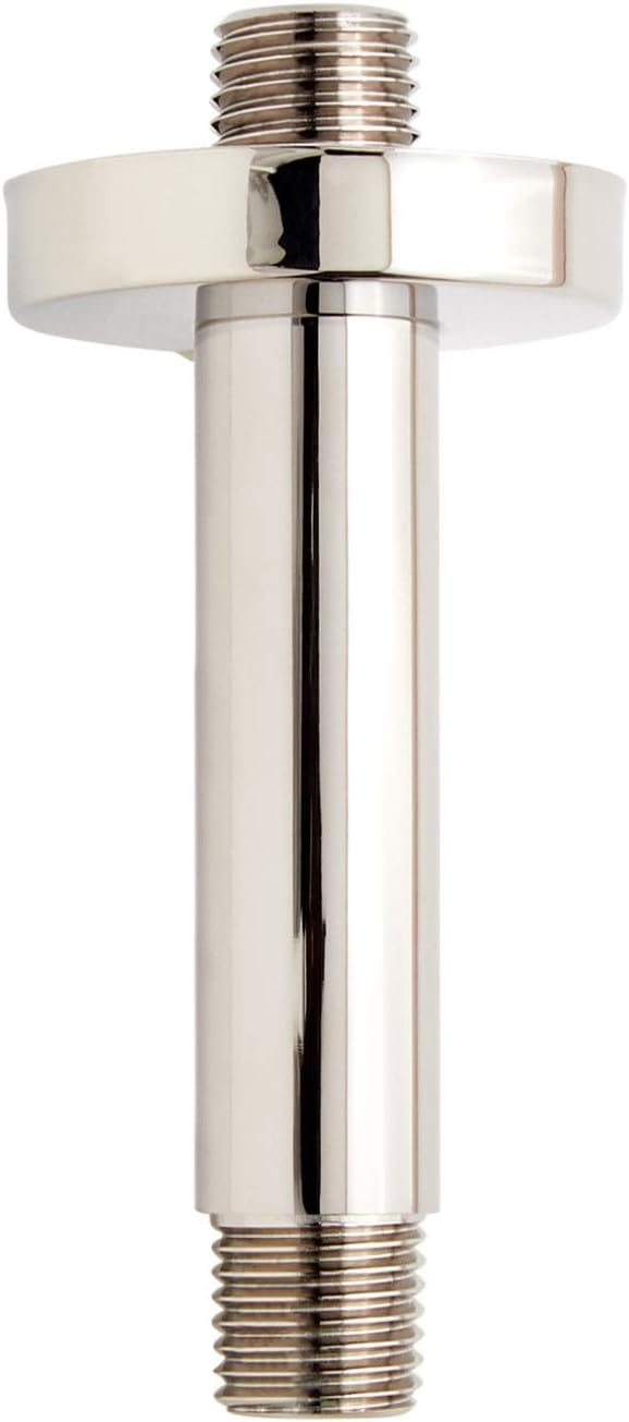 4" Round Ceiling-Mount Shower Arm