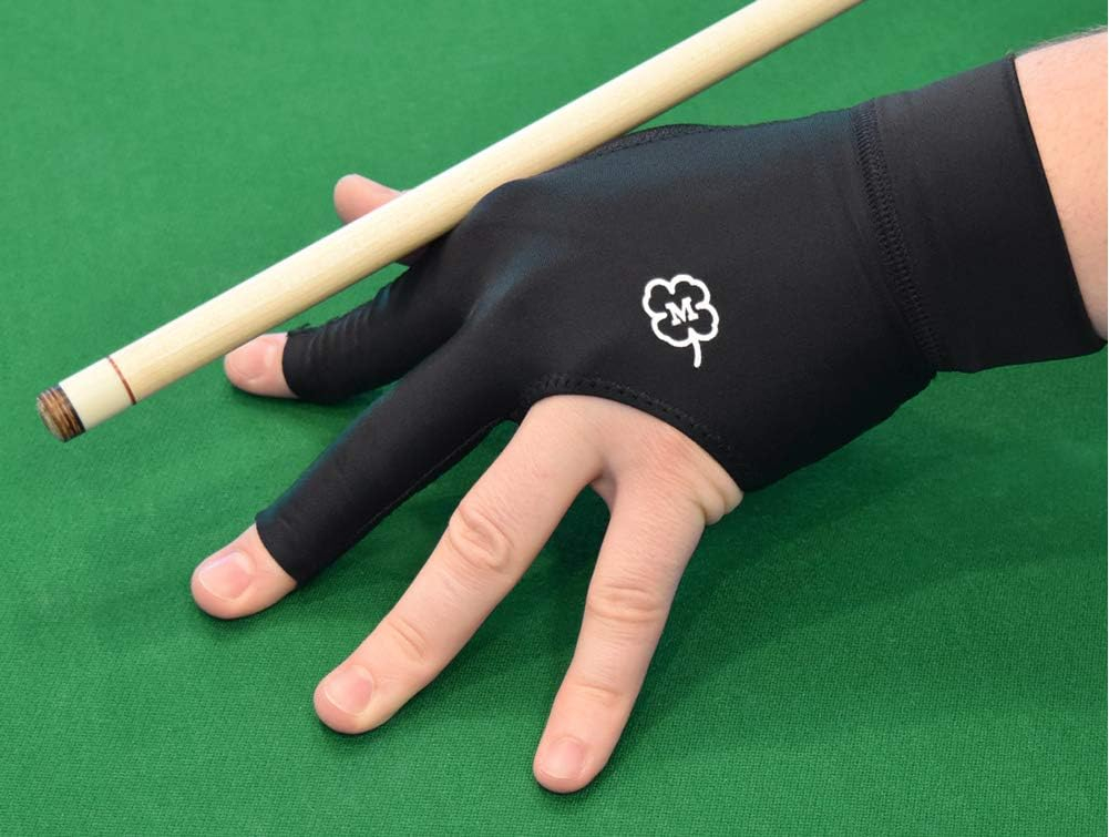 McDermott Billiard Pool Glove - Left Hand Fit for Right Handed Players - Large
