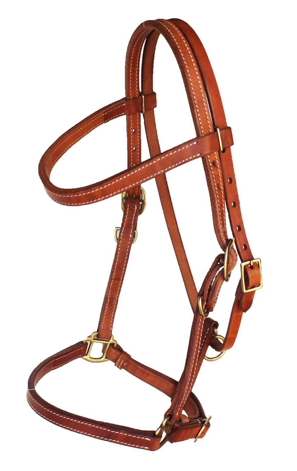 Horse Harness Leather Heavy-Duty Working Tack Bridle 975H375