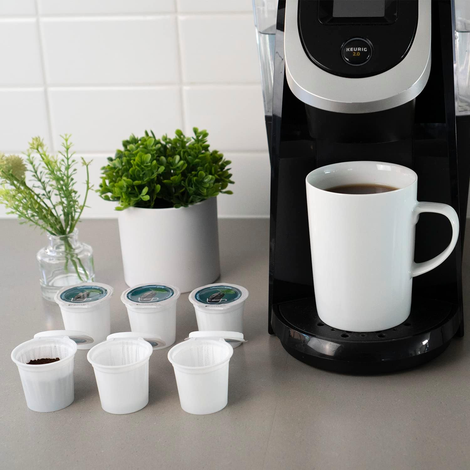 iFillCup Pods-42 Red fillable single-serve coffee pods for use in Keurig brewers. Fill your own fresh coffee in these airtight pods for a great tasting brew.