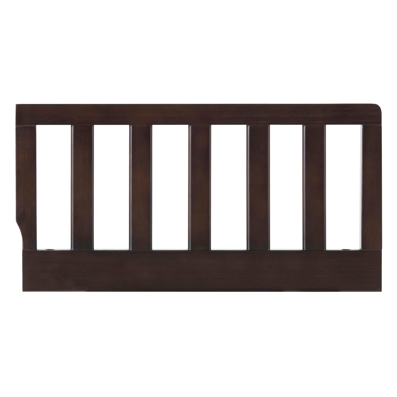 Oxford Baby Nolan Modern Wood Toddler Guard Rail in Espresso Finish