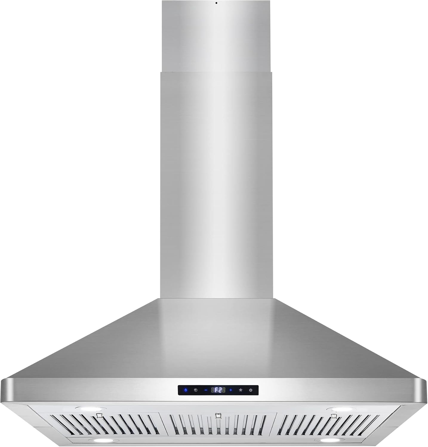 Cosmo COS-63ISS90 36 in. 380 CFM Ducted Island Range Hood in Stainless Steel