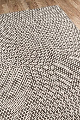 Momeni Rugs Mesa Collection, 100% Wool Hand Woven Flatweave Transitional Area Rug, 3'6" x 5'6", Brown