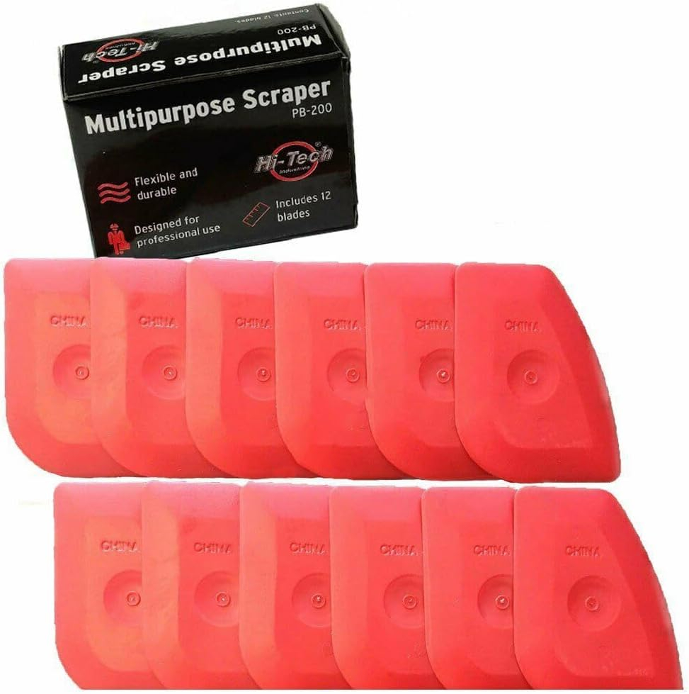 PLASTIC DECAL SCRAPER 12 C/BOX