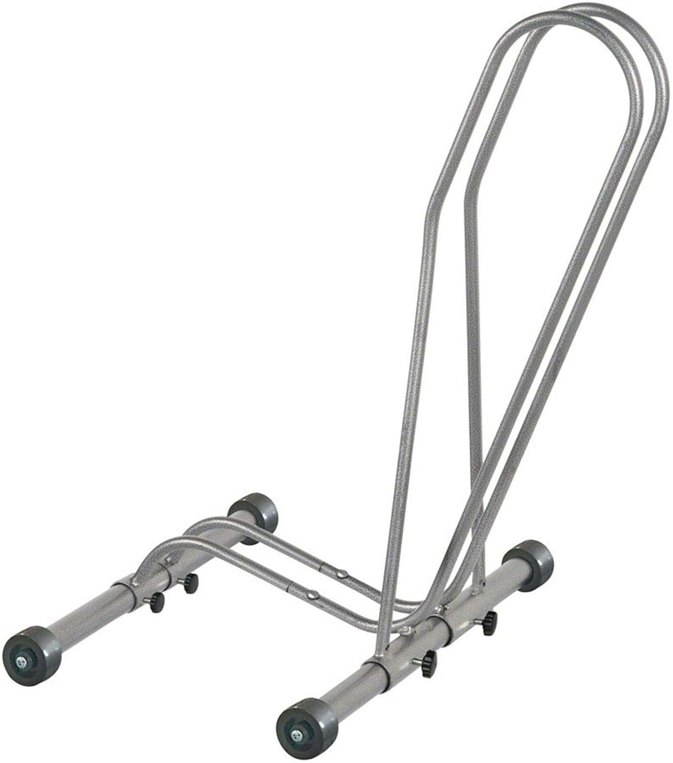 Delta Cycle Single Bike Stand Floor, Tool-Free Adjustable Rolling Floor Stand for Mountain, Fat Tire, Road Bikes, Freestanding Bike Stand For Garage Parking